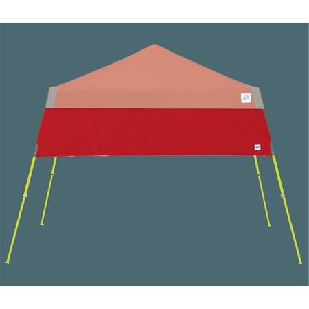 E-Z UP 10 Ft. Recreational Half Wall, Angle Leg - Punch With Grey Accents HW3PN10ALGY